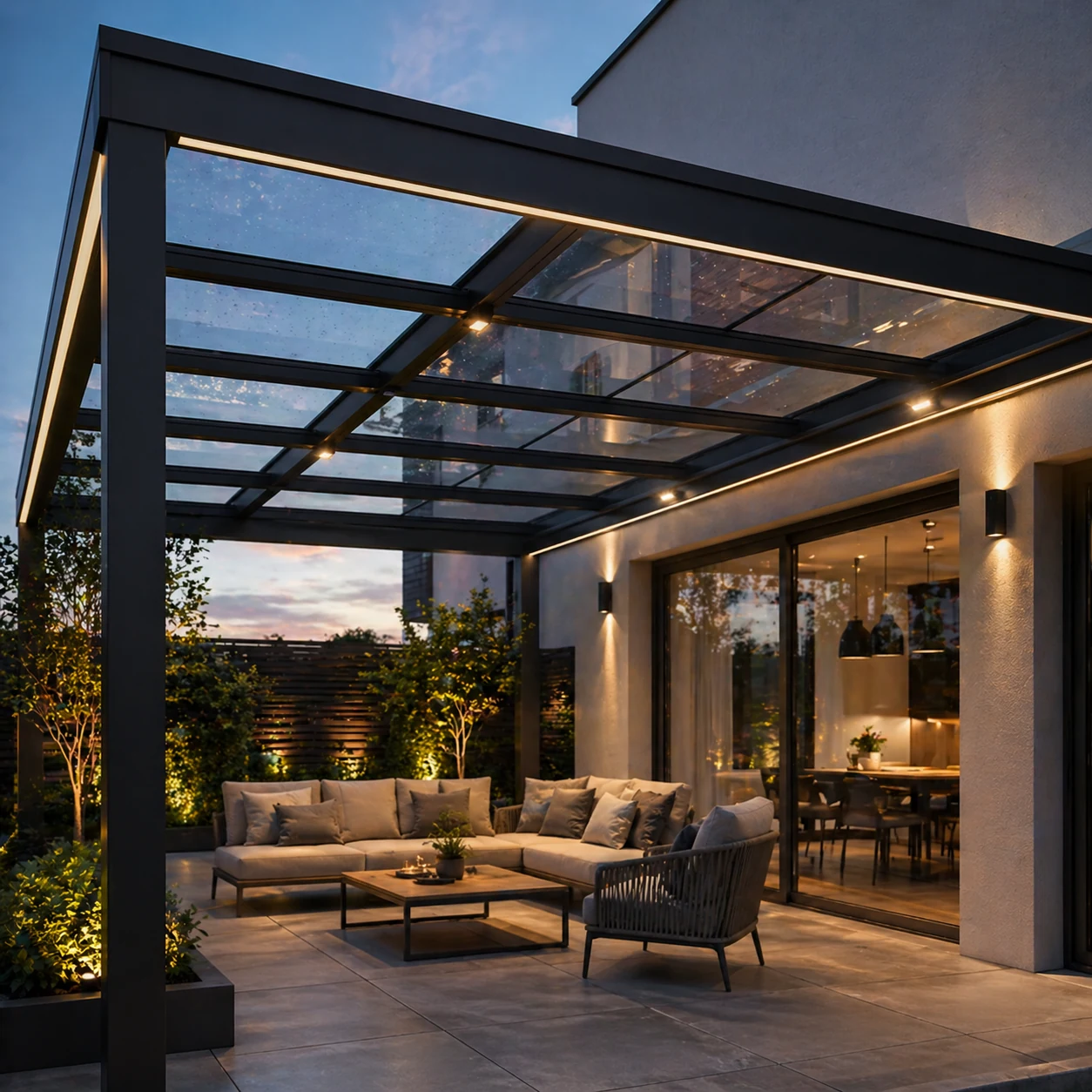 Pérgola de aluminio para exterior