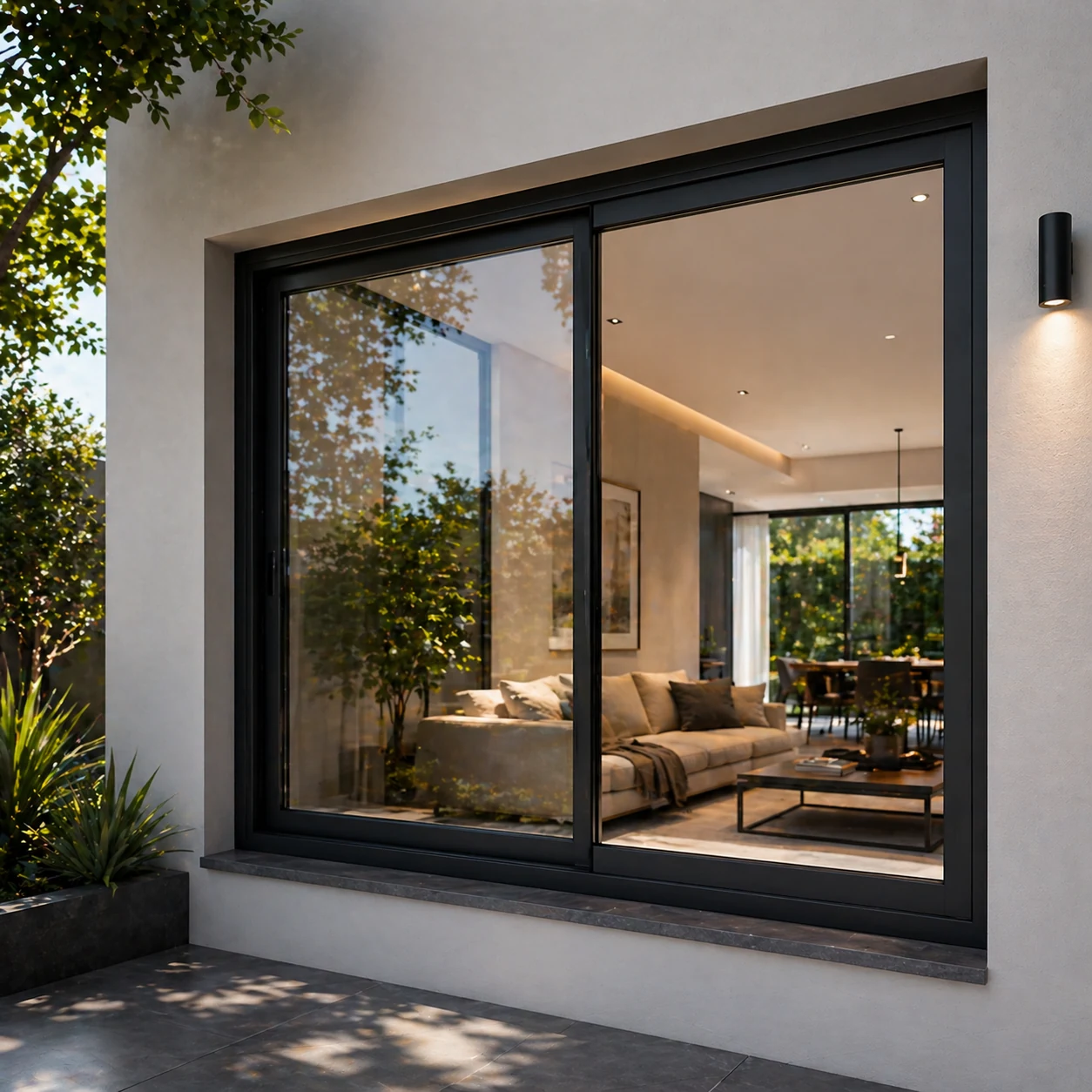 Ventanas de aluminio y vidrio